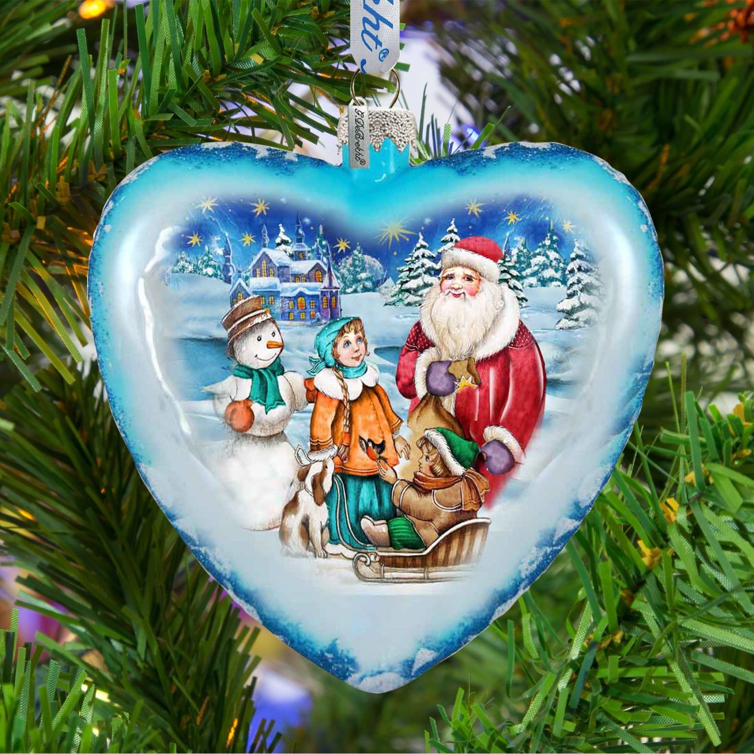 Holiday Trip Glass Ornament Limited Edition by G. DeBrekht - Christmas Decor - 738-086-3