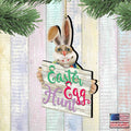 East Egg Hunt Bunny Wooden Ornaments Spring by G. DeBrekht - Easter Spring Decor - 8154423-2-1