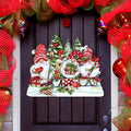 Christmas Gnome Holiday Door Decoration by Susan Winget - Christmas Decor - 8471109H-SW-0