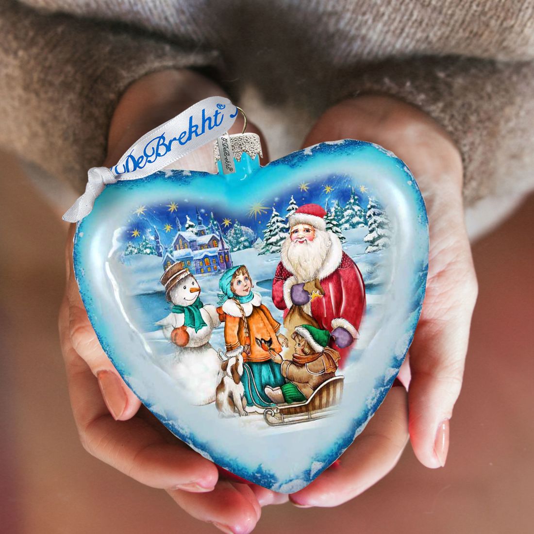 Holiday Trip Glass Ornament Limited Edition by G. DeBrekht - Christmas Decor - 738-086-2