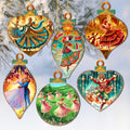 The Enchanted Nutcracker Suite Wooden Ornaments Set of 12 by G. DeBrekht - Christmas Décor - 8610103-S12-4