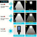 4 PC Solar Outdoor LED Wall Light