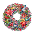 Summer Blooms Wreath Holiday Door Decor by G. Debrekht - Spring Easter Decor - 8611072H-4