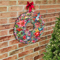 Summer Blooms Wreath Holiday Door Decor by G. Debrekht - Spring Easter Decor - 8611072H-3